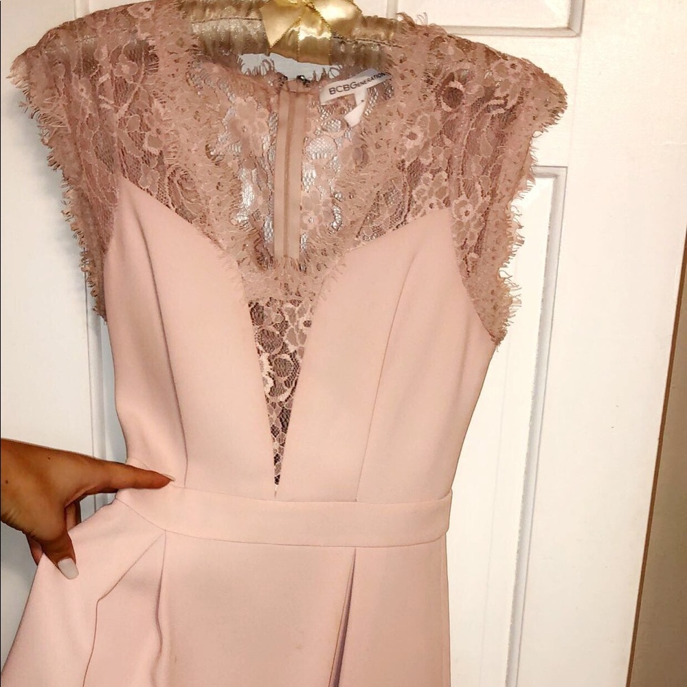 Blush BCBG cocktail dress